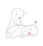 ベルーガと女の子 2（個別スタンプ：7）