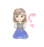 ベルーガと女の子 2（個別スタンプ：10）