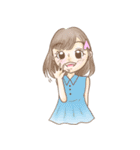 ベルーガと女の子 2（個別スタンプ：20）