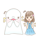 ベルーガと女の子 2（個別スタンプ：26）