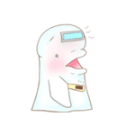 ベルーガと女の子 2（個別スタンプ：35）