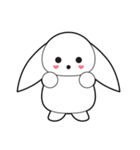 かわいいウサギのプーディー 01（個別スタンプ：3）
