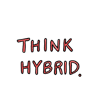 Think Hybrid.（個別スタンプ：1）