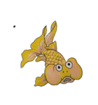 和 モチーフ 金魚づくし  3（個別スタンプ：4）