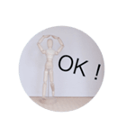 デッサン人形（個別スタンプ：1）