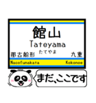 内房線 駅名 今まだこの駅です！（個別スタンプ：22）