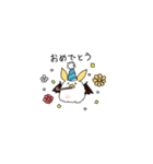 でぶっちょコウモリ（個別スタンプ：40）