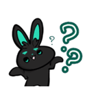 浅葱色うさぎ（個別スタンプ：9）