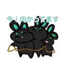 浅葱色うさぎ（個別スタンプ：33）