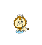 そんなに強くないライオン（個別スタンプ：3）