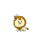 そんなに強くないライオン（個別スタンプ：7）