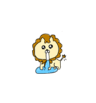 そんなに強くないライオン（個別スタンプ：10）