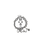 そんなに強くないライオン（個別スタンプ：16）