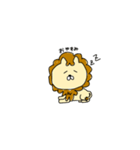 そんなに強くないライオン（個別スタンプ：18）