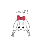 ゆるい三つ編み女の子（個別スタンプ：23）