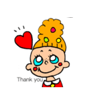 特盛ヘア子さん！（個別スタンプ：1）