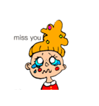 特盛ヘア子さん！（個別スタンプ：3）