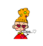特盛ヘア子さん！（個別スタンプ：13）