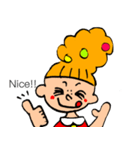 特盛ヘア子さん！（個別スタンプ：16）