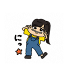 お芝居してる女の子たちのスタンプ（個別スタンプ：4）