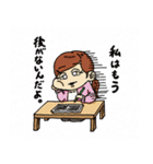 お芝居してる女の子たちのスタンプ（個別スタンプ：9）