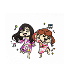 お芝居してる女の子たちのスタンプ（個別スタンプ：33）