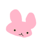 丸いうさぎとかお（個別スタンプ：7）