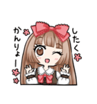 リボンのロリータちゃん（個別スタンプ：6）