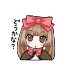 リボンのロリータちゃん（個別スタンプ：7）