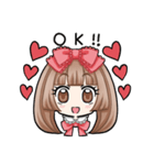 リボンのロリータちゃん（個別スタンプ：9）