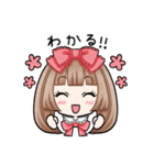 リボンのロリータちゃん（個別スタンプ：16）