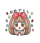 リボンのロリータちゃん（個別スタンプ：17）
