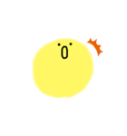 まんまる絵文字（個別スタンプ：1）