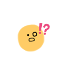 まんまる絵文字（個別スタンプ：5）