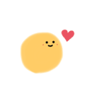 まんまる絵文字（個別スタンプ：9）