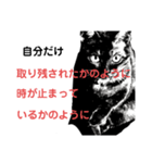 ブラック＆ホワイト 暗黒脱出（個別スタンプ：10）