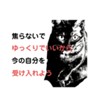 ブラック＆ホワイト 暗黒脱出（個別スタンプ：17）