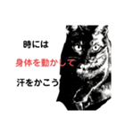 ブラック＆ホワイト 暗黒脱出（個別スタンプ：19）