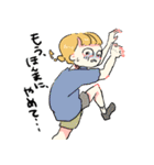 新・お気楽な女の子とうさぎ（個別スタンプ：19）