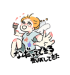 新・お気楽な女の子とうさぎ（個別スタンプ：28）
