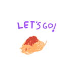 英語を話すパスタ（個別スタンプ：1）