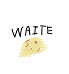 英語を話すパスタ（個別スタンプ：2）