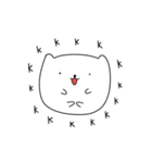小 熊（個別スタンプ：4）