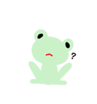 首をかしげる動物たち（個別スタンプ：1）