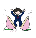 ややシュールな楽しい人々（個別スタンプ：30）