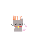 ゆるーい猫スタンプ。（個別スタンプ：2）
