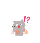 ゆるーい猫スタンプ。（個別スタンプ：27）