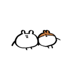 うさことちゃろスタンプ（個別スタンプ：16）