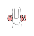 ハッとうさぎ（個別スタンプ：5）