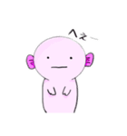 表情豊かなウーパー（個別スタンプ：2）